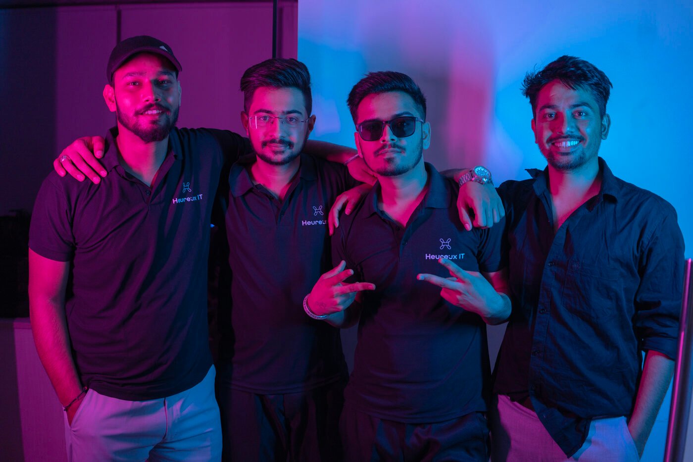 The crew after hours